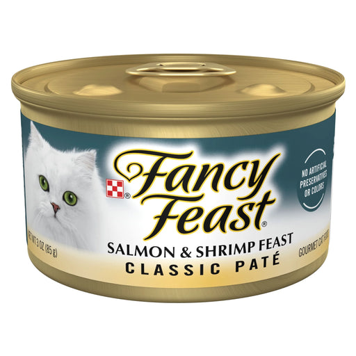 Fancy Feast Flaked Fish & Shrimp Feast 24 × 3 oz Cans
