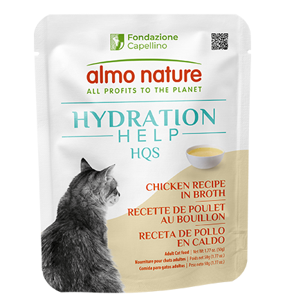 Almo Nature Hydration Help HQS Chicken Recipe in Broth