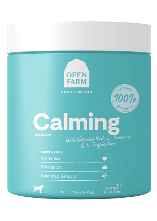 Open Farm Calming Chews, Dog Supplement 12.7oz 90 count