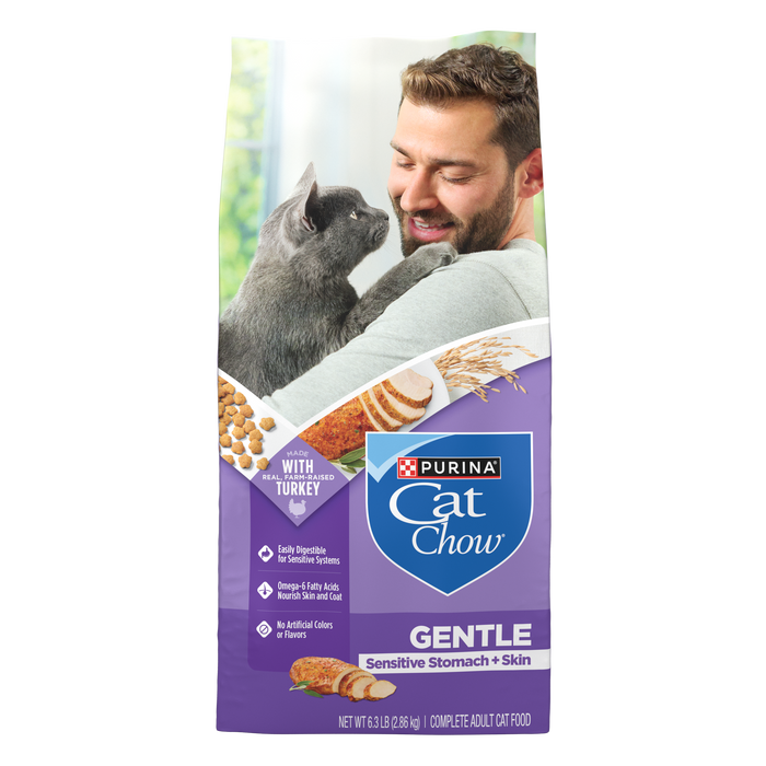 Purina Cat Chow Gentle Sensitive Stomach + Skin Dry Cat Food