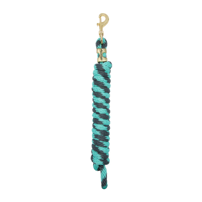 Weaver Equine Poly Lead Rope with Solid Brass Snap – 5/8" x 10'