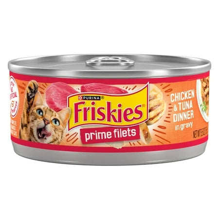Purina Friskies Prime Filets With Chicken in Gravy Wet Cat Food 5.5 oz