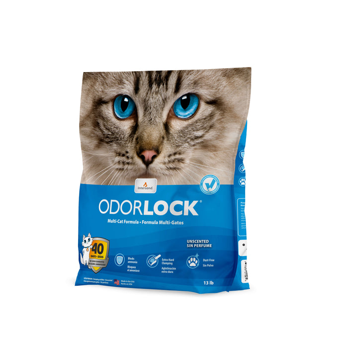 Intersand Odourlock Ultra premium multi-cat litter formula 13Lb bag