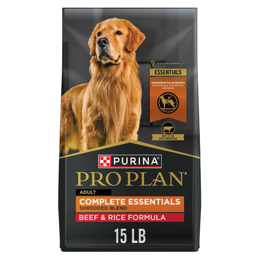 Purina Pro Plan Shredded Blend Beef & Rice 7+ Senior Dog 34 Lb
