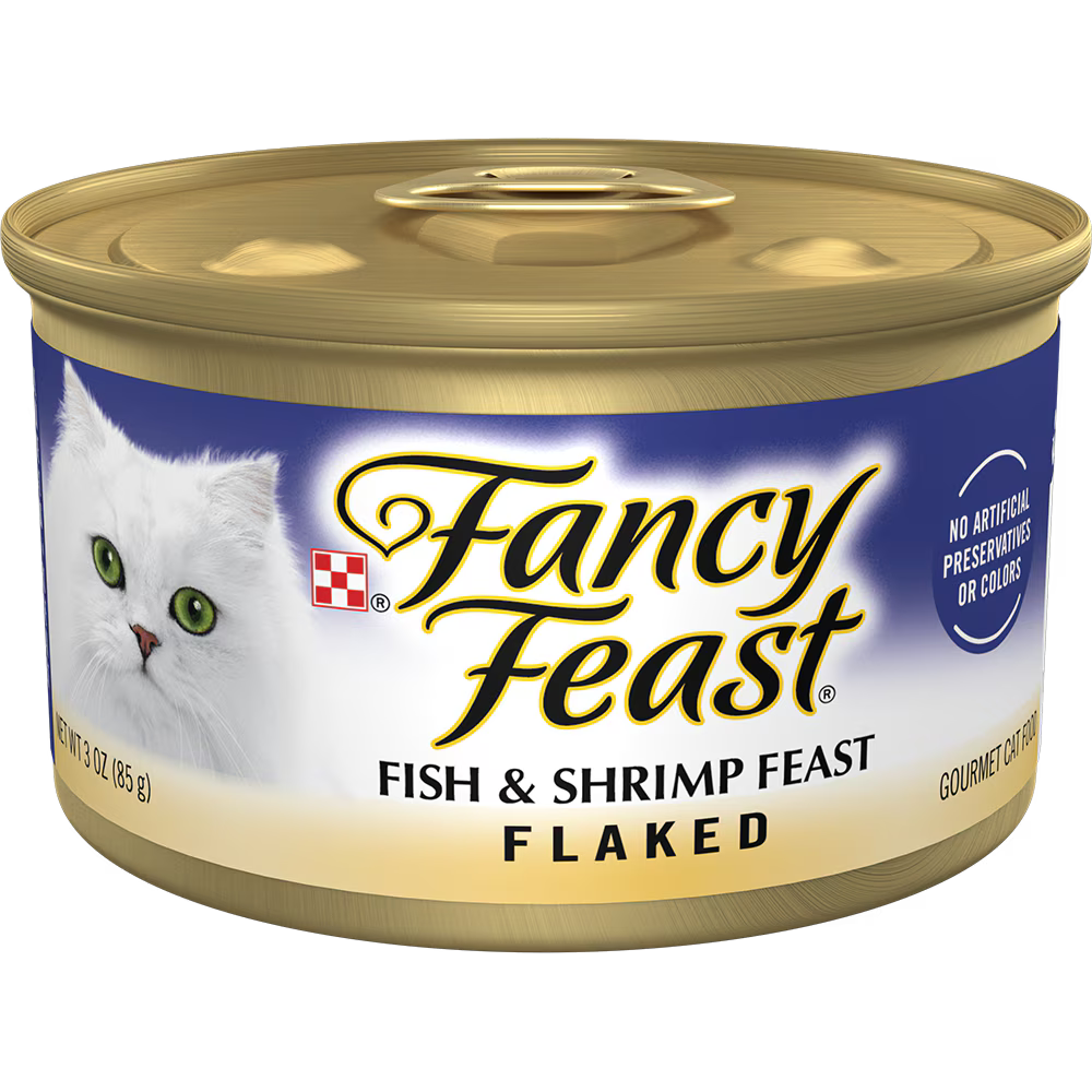 Fancy Feast Flaked Fish and Shrimp Feast 3 oz Can