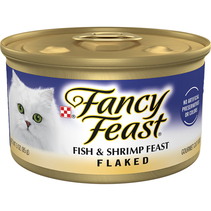 Fancy Feast Flaked Fish and Shrimp Feast 3 oz Can