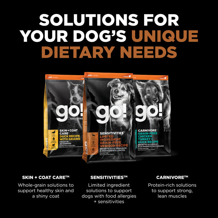 Go! Solutions Sensitivities Limited Ingredient Grain-Free Venison Recipe Dry Dog Food