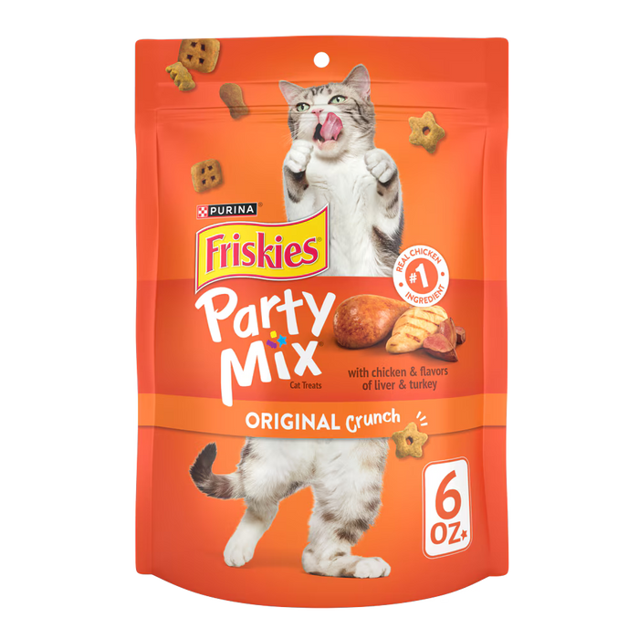 Purina Friskies Party Mix Original Crunch Cat Treats 2.1 oz