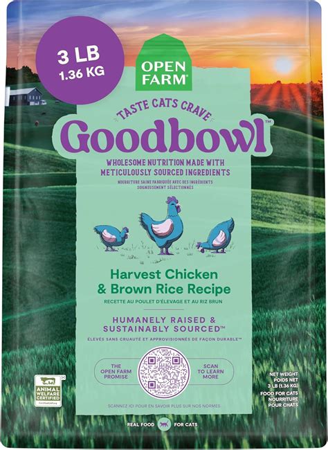 Open Farm Cat Goodbowl Harvest Chicken & Brown Rice 3LB