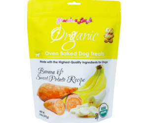 Grandma Lucy’s Organic Baked Banana & Sweet Potato Dog Treats 14 oz