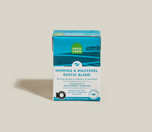 Open Farm Rustic Blend Wet Cat Food, Grain Free Herring and Mackerel, 5.5 Ounces