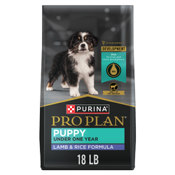 Purina Pro Plan Puppy Lamb And Rice Dry Dog Food 18 lb Bag