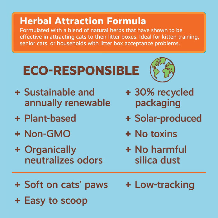 Naturally Fresh Herbal Attraction® Clumping Walnut Cat Litter