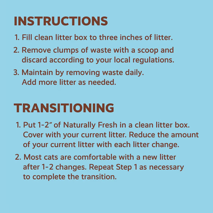 Naturally Fresh Herbal Attraction® Clumping Walnut Cat Litter