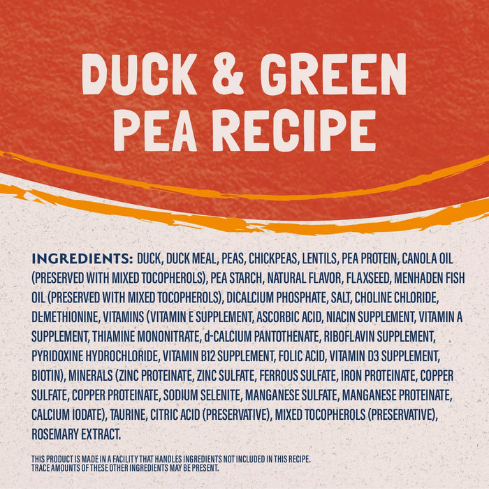 Natural Balance Limited Ingredient Reserve Grain Free Duck & Green Pea Dry Cat Food