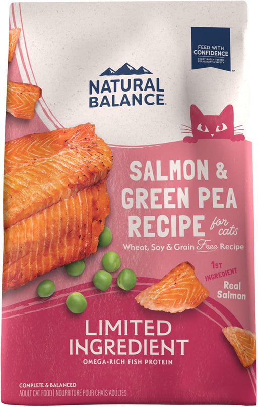 Natural Balance Limited Ingredient Grain Free Salmon & Green Pea Dry Cat Food