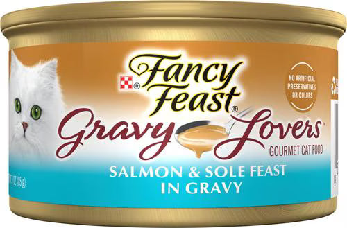 Fancy Feast Classic Gravy Lovers Salmon and Sole Feast