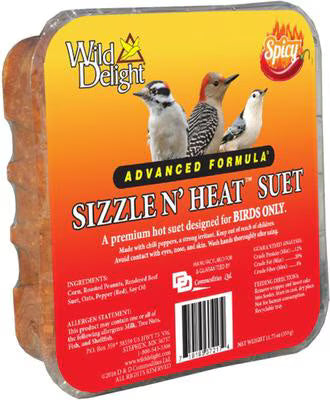 Wild Delight Advanced Sizzle N Heat Suet - 11.75 OZ