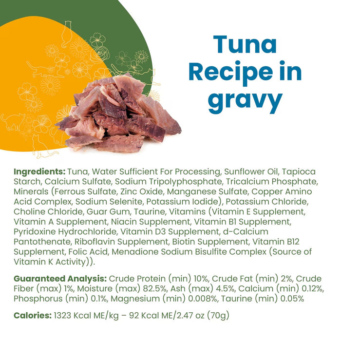 Almo Nature Classic Complete Tuna Recipe in Gravy Cat Food Can