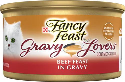 Fancy Feast Gravy Lovers Beef Feast Cat 24 x 3 oz