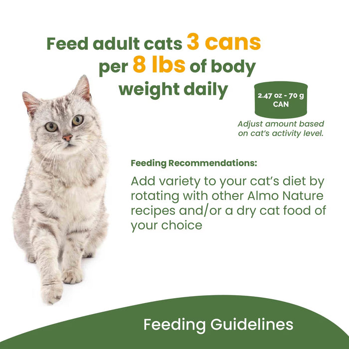 Almo Nature Classic Complete Chicken Recipe with Tuna in Gravy Cat Food Can