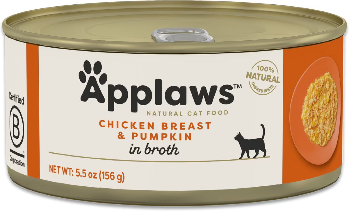 Applaws Natural Chicken Breast with Pumpkin in Broth Wet Cat Food (Case of 24)