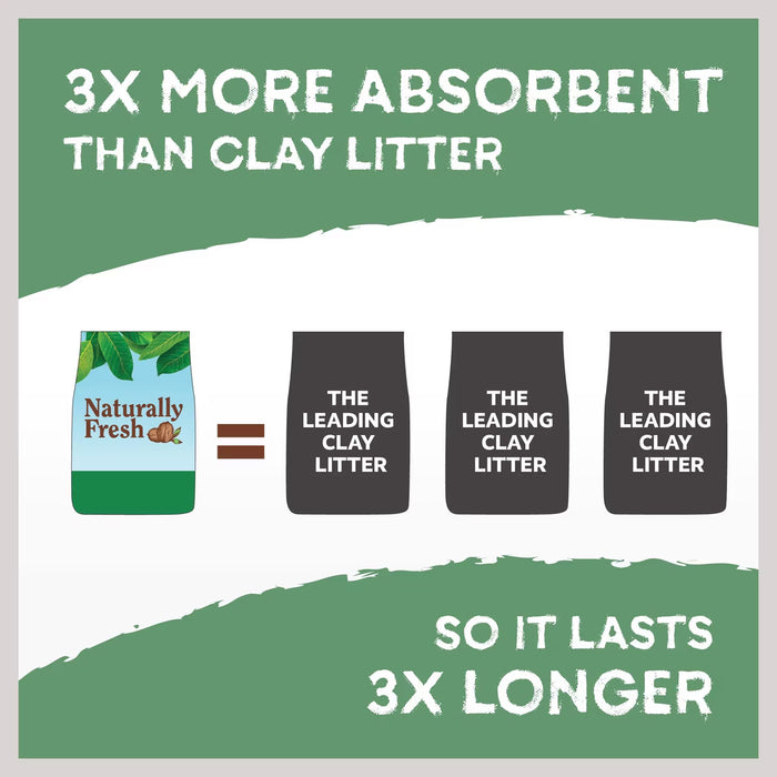 Naturally Fresh Quick-Clumping Walnut Cat Litter, Unscented