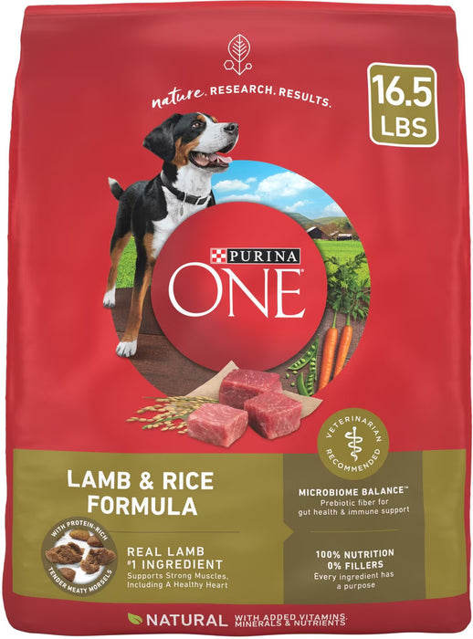 Purina One SmartBlend Lamb & Rice Dog 16.5 Lb