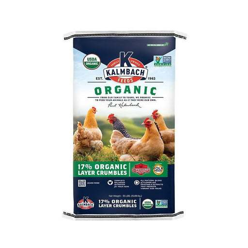 Kalmbach Organic 20% Chick & Meatbird Starter Grower Crumble 35 lb Bag
