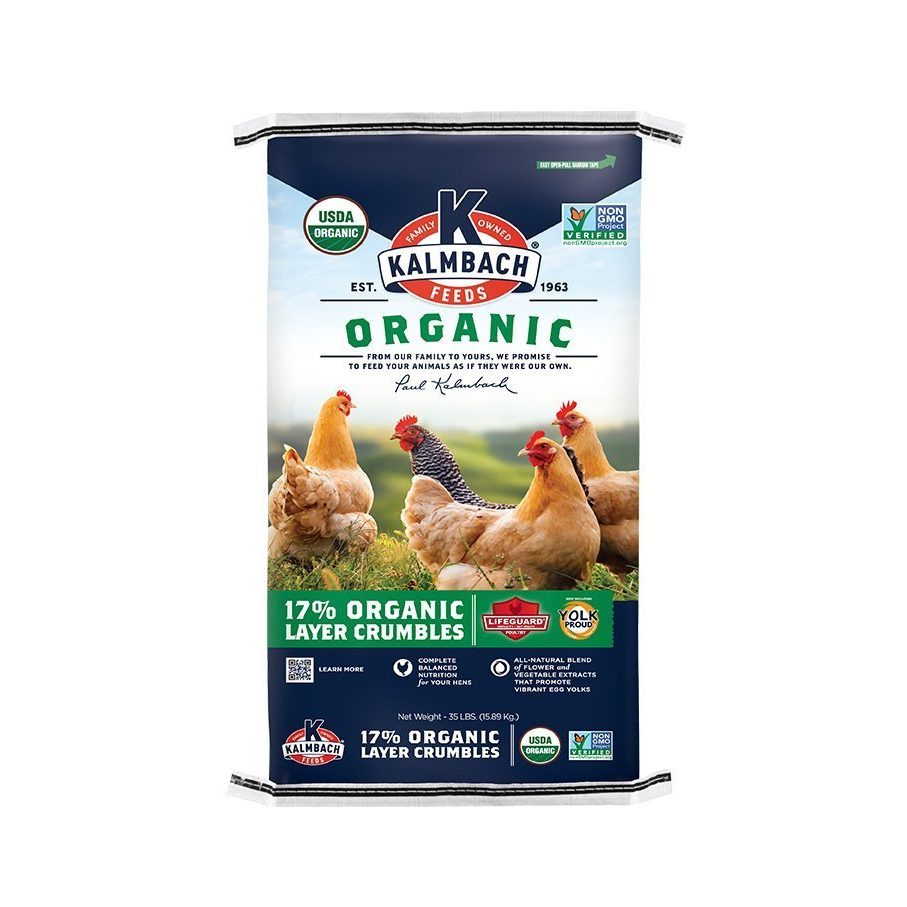 Kalmbach Organic 20% Chick & Meatbird Starter Grower Crumble 35 lb Bag