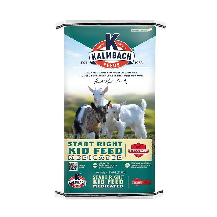 Kalmbach 18% Start Right Kid Goat 50 Lb Bag