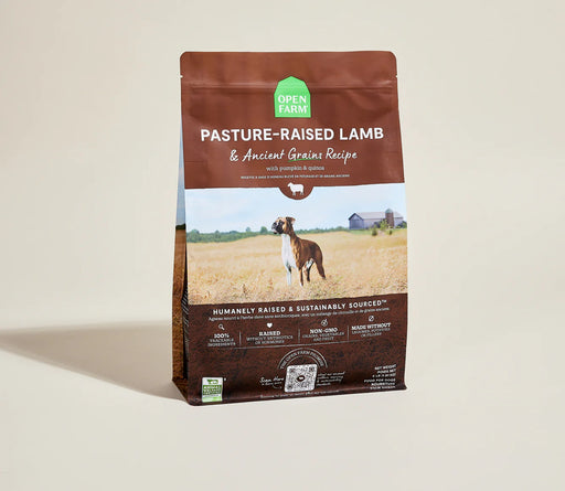 Open Farm Pasture-Raised Lamb & Ancient Grains Recipe Dry Dog Food, 11 Pounds