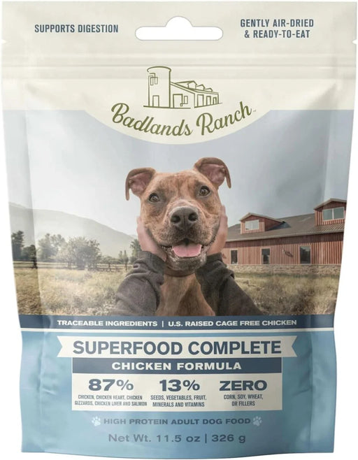 Badlands Ranch Air Dried Superfood Complete Chicken Formula Dog