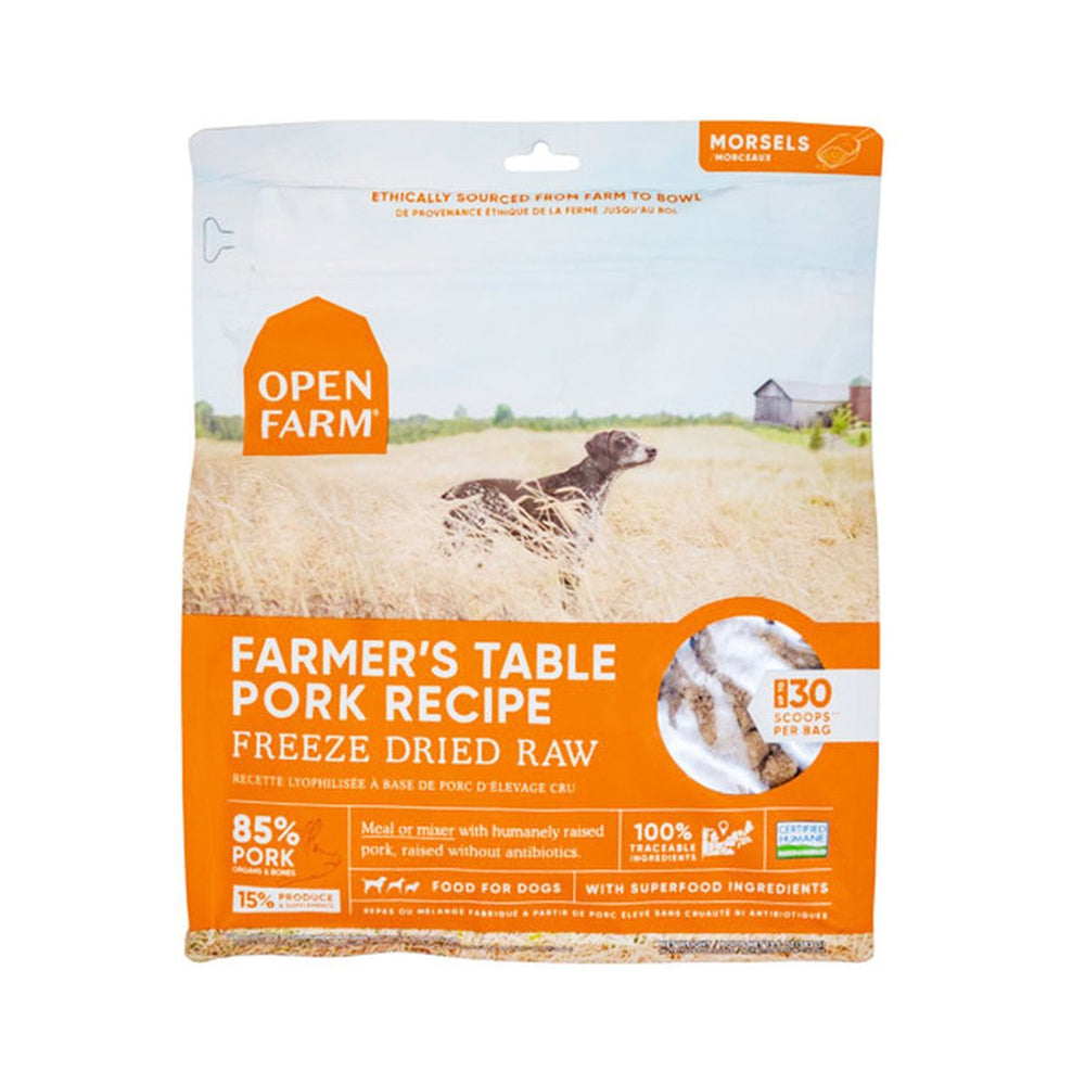 Open Farm Certified Humane Freeze-Dried Raw Pork Recipe for Dogs