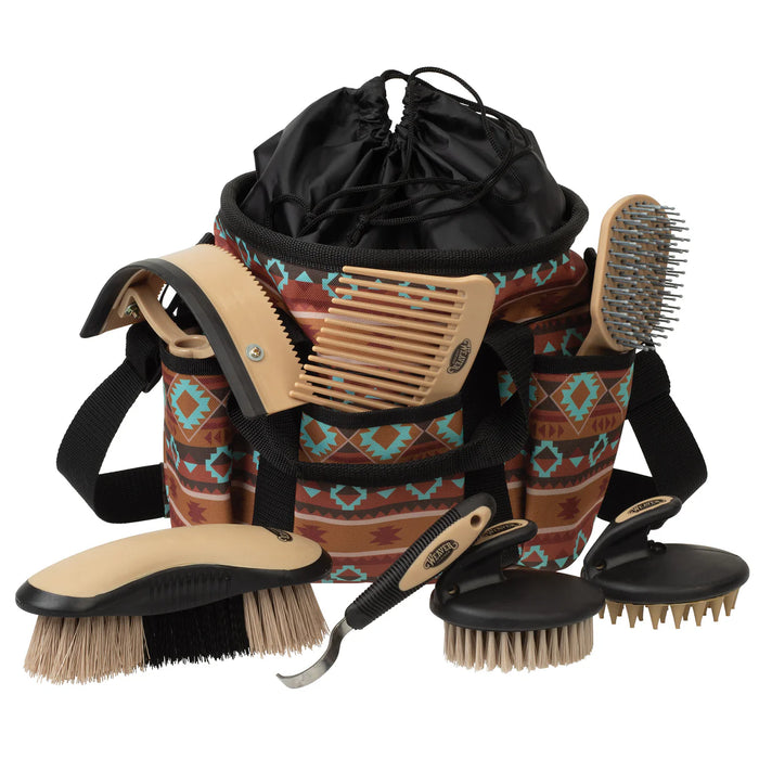 Weaver Equine 7-Piece Horse Grooming Kit with Tote Bag