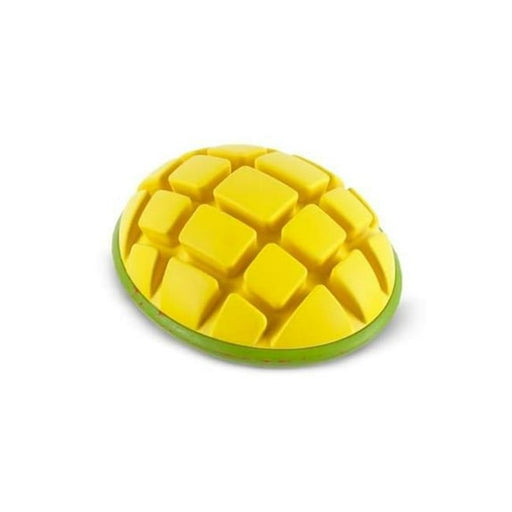 BARK GO Mango Tough Dog Chew Toy, Yellow, Large