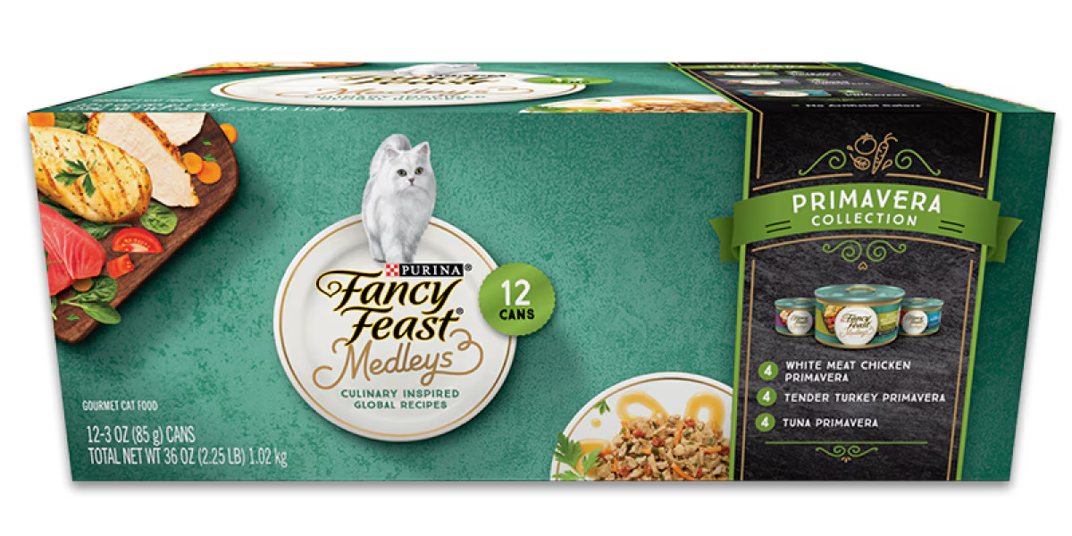 Fancy Feast Medleys Variety Pack Prima 12 × 3 oz Cans