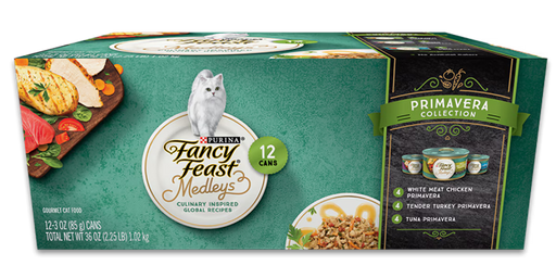 Fancy Feast Medleys Variety Pack Prima 12 × 3 oz Cans