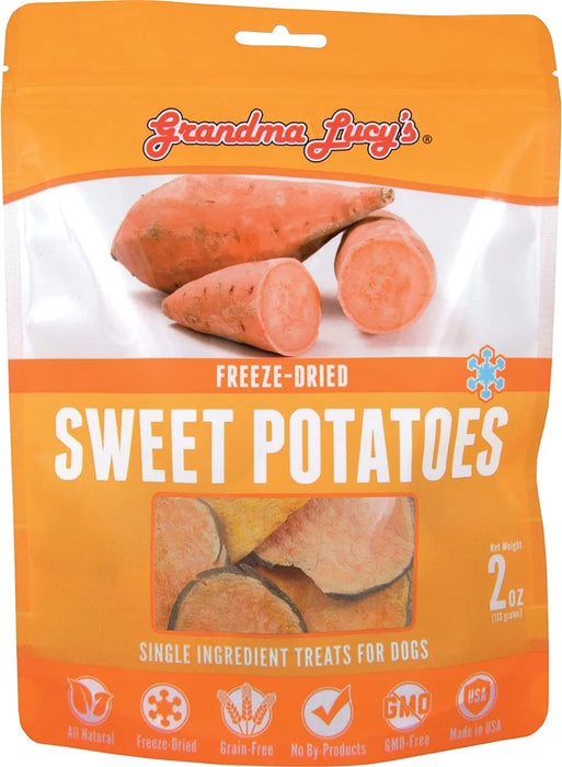 Grandma Lucy’s Freeze-Dried Sweet Potato Dog Treats 2 oz
