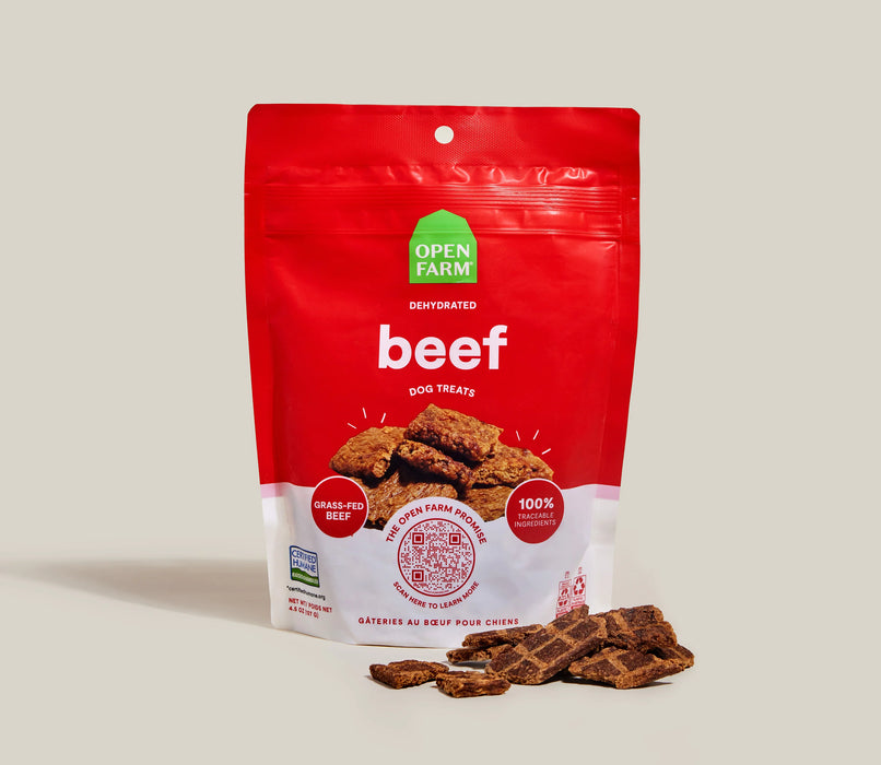 Open Farm Dehydrated Dog Treats - Humanely Raised Protein
