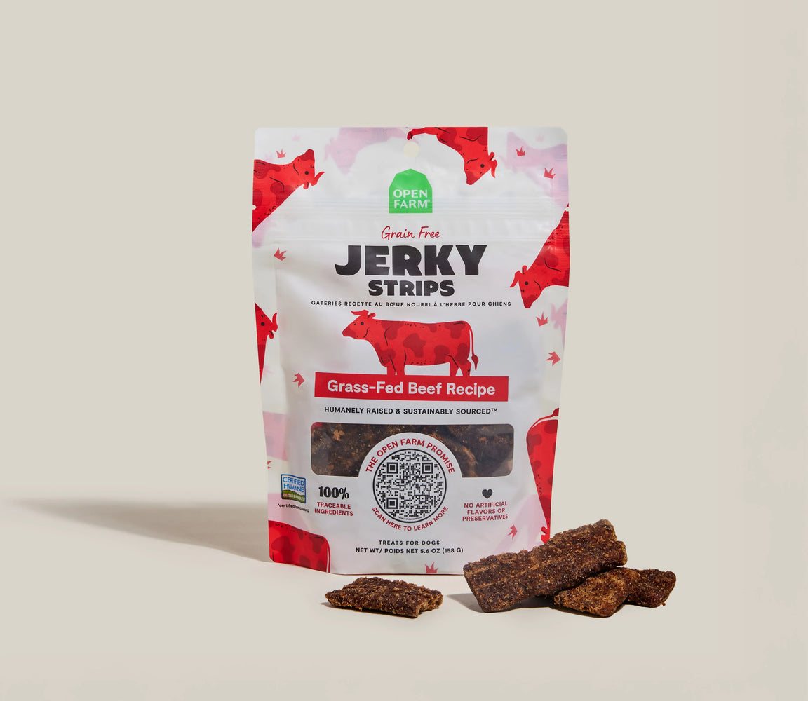 Open Farm Grain-Free Jerky Strips Dog Treats