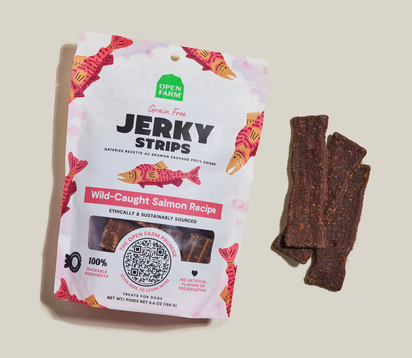Open Farm Grain-Free Jerky Strips Dog Treats