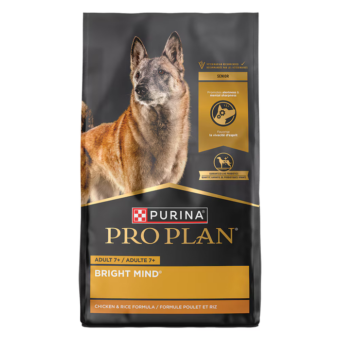 Purina Pro Plan Bright Mind 7+ Chicken And Rice Large Breed Senior Dog Food 30 lb Bag