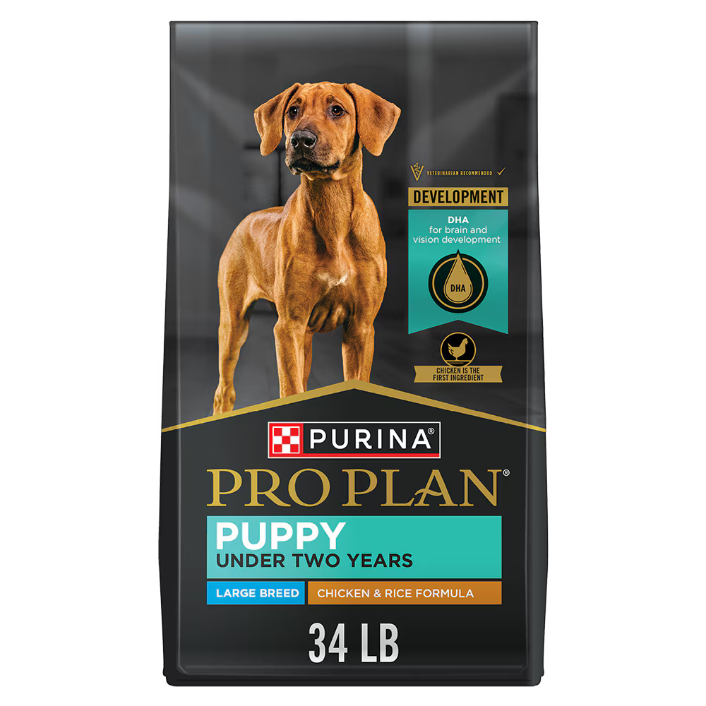 Purina Pro Plan Chicken & Rice Large Breed Puppy 34 Lb