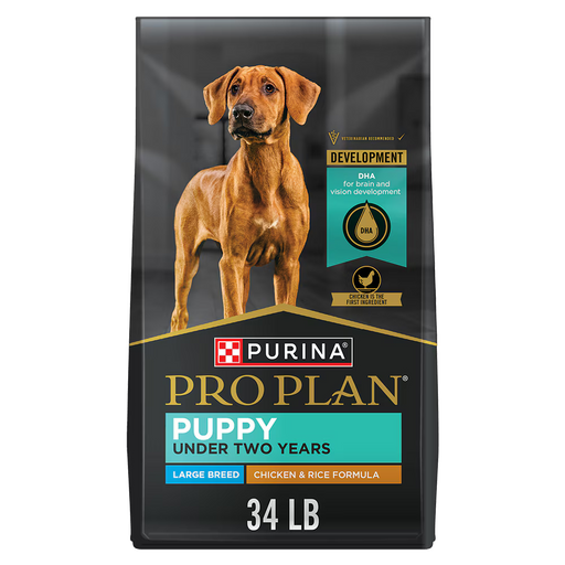Purina Pro Plan Chicken & Rice Large Breed Puppy 34 Lb