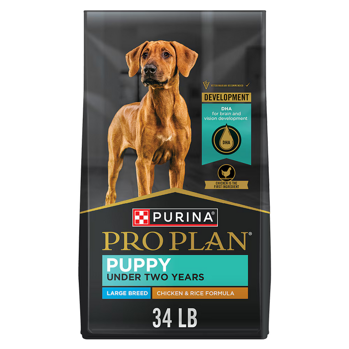 Purina Pro Plan Chicken & Rice Large Breed Puppy 34 Lb