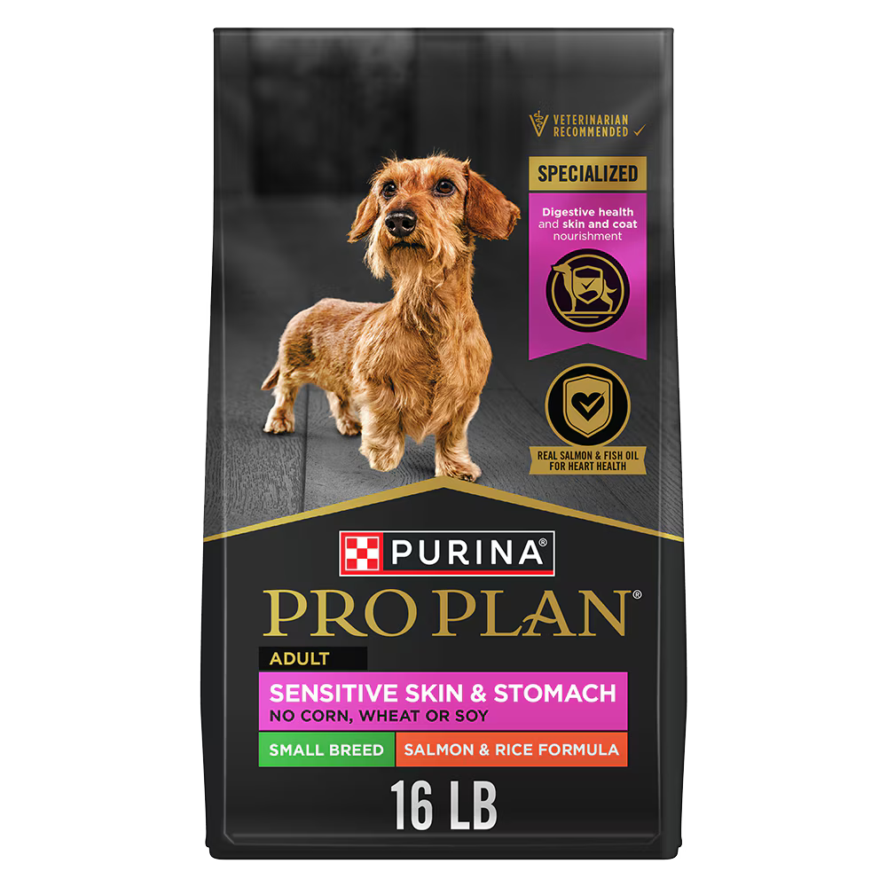Pro Plan Sensitive Skin & Stomach Salmon Small Breed Dog 16 Lb