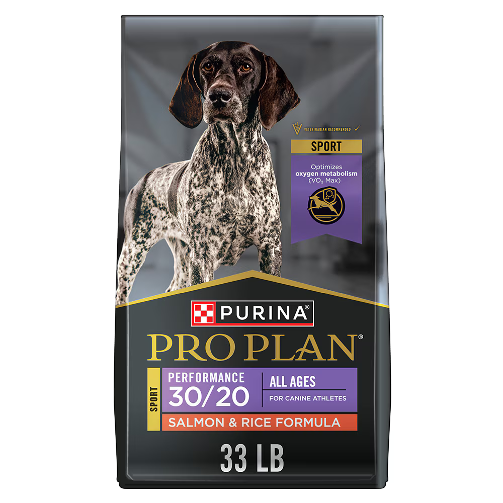 Purina Pro Plan All Ages Sport Performance 30/20 Salmon & Rice Dog Food 33 lb Bag