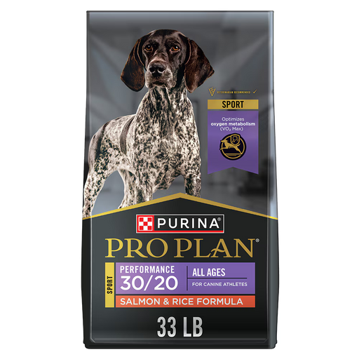 Purina Pro Plan All Ages Sport Performance 30/20 Salmon & Rice Dog Food 33 lb Bag