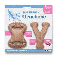 Benebone Puppy Wishbone Bacon Dog Chew (2 pack)